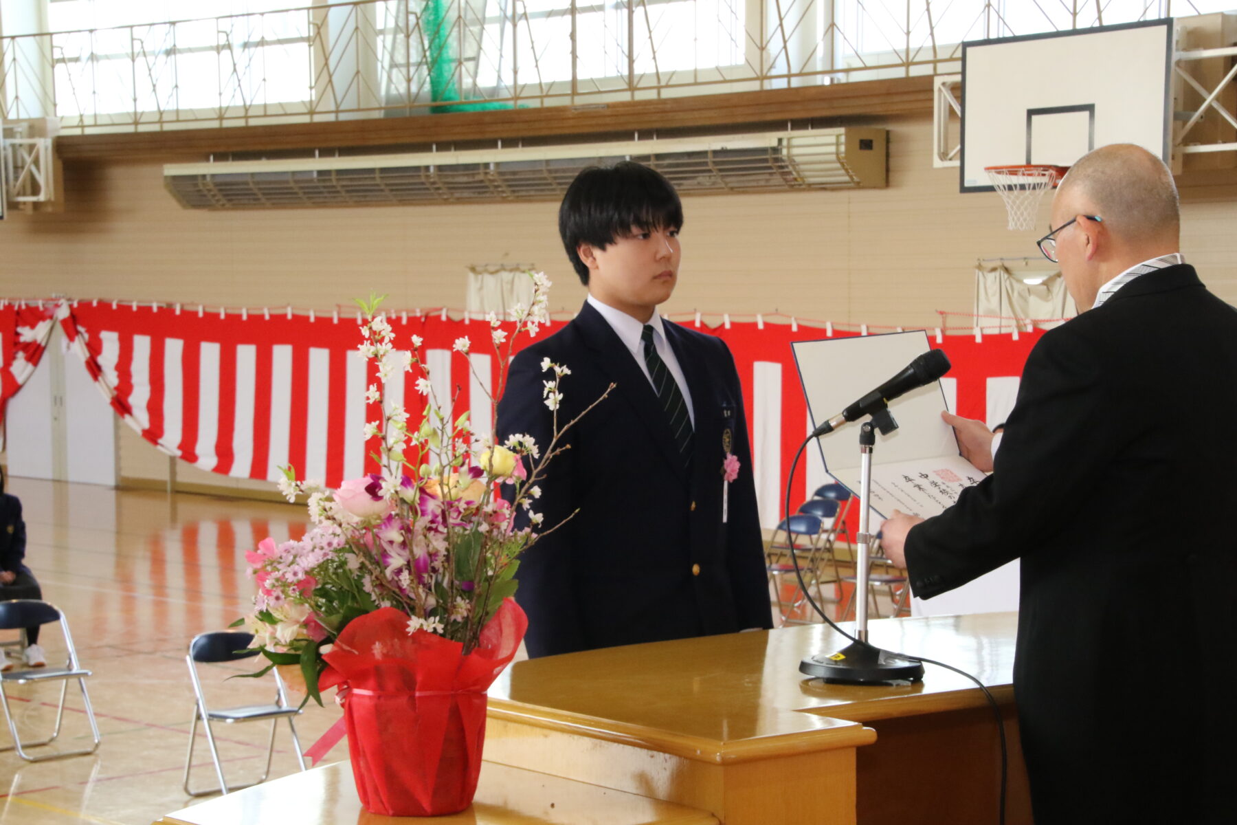 第７９回卒業証書授与式③ 7枚目写真