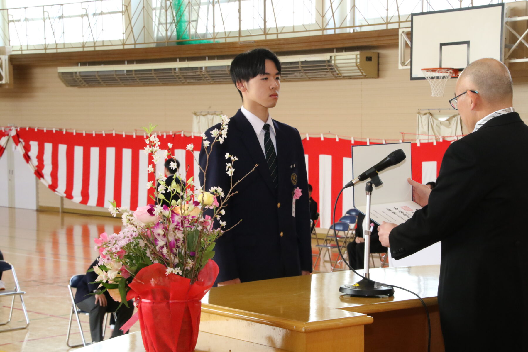 第７９回卒業証書授与式③ 9枚目写真