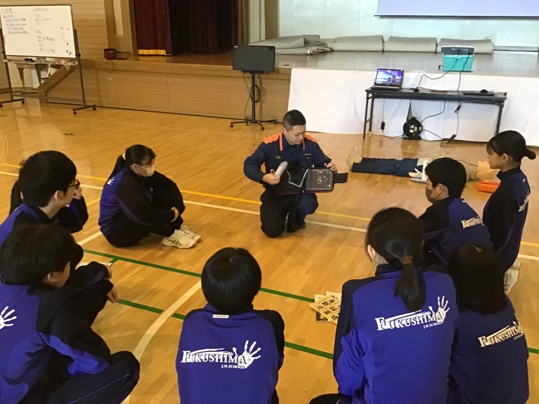 ２年生　救命救急講習 2枚目写真