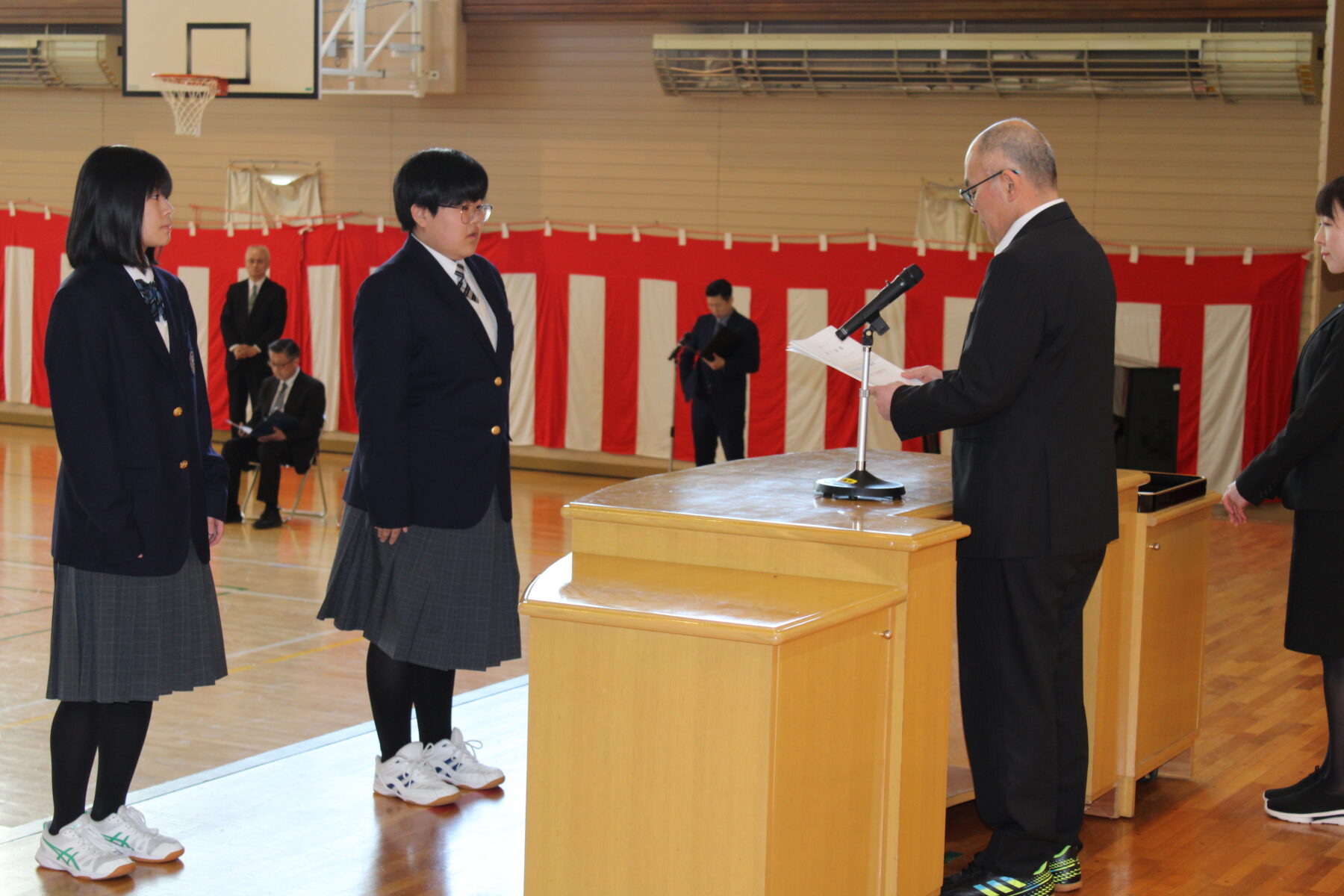 修了式・離任式 2枚目写真