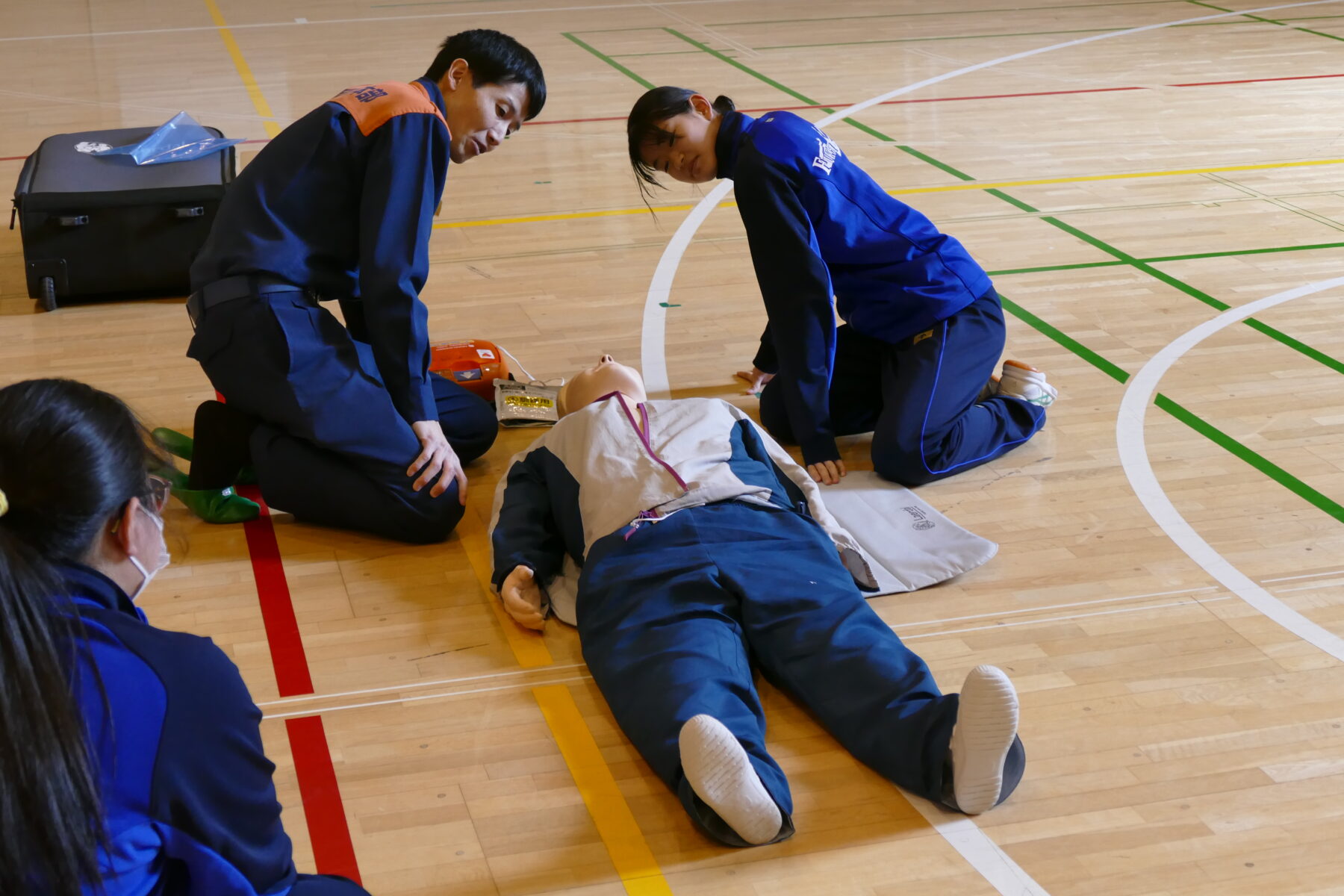 ２年生　救命救急講習 1枚目写真