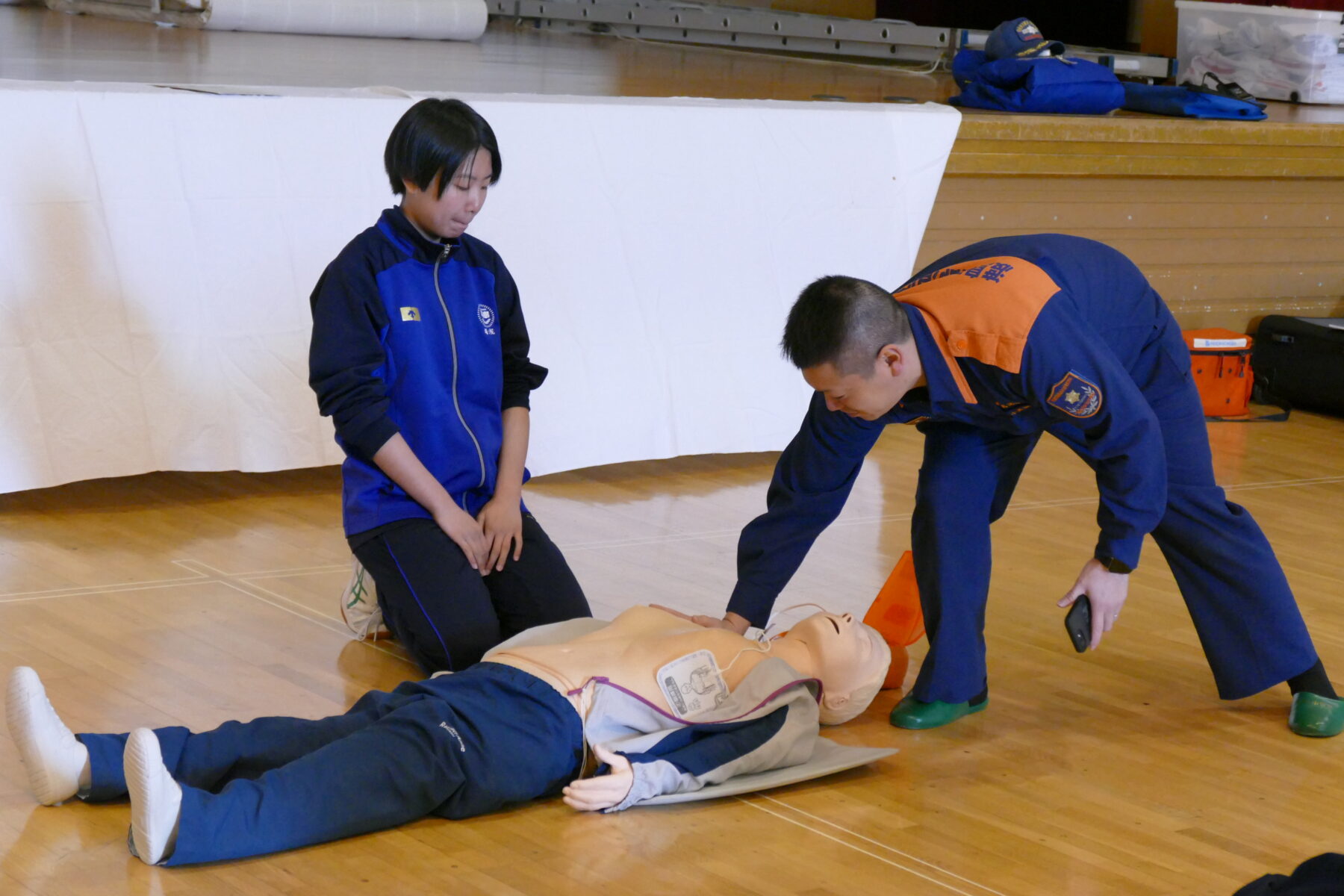２年生　救命救急講習 8枚目写真