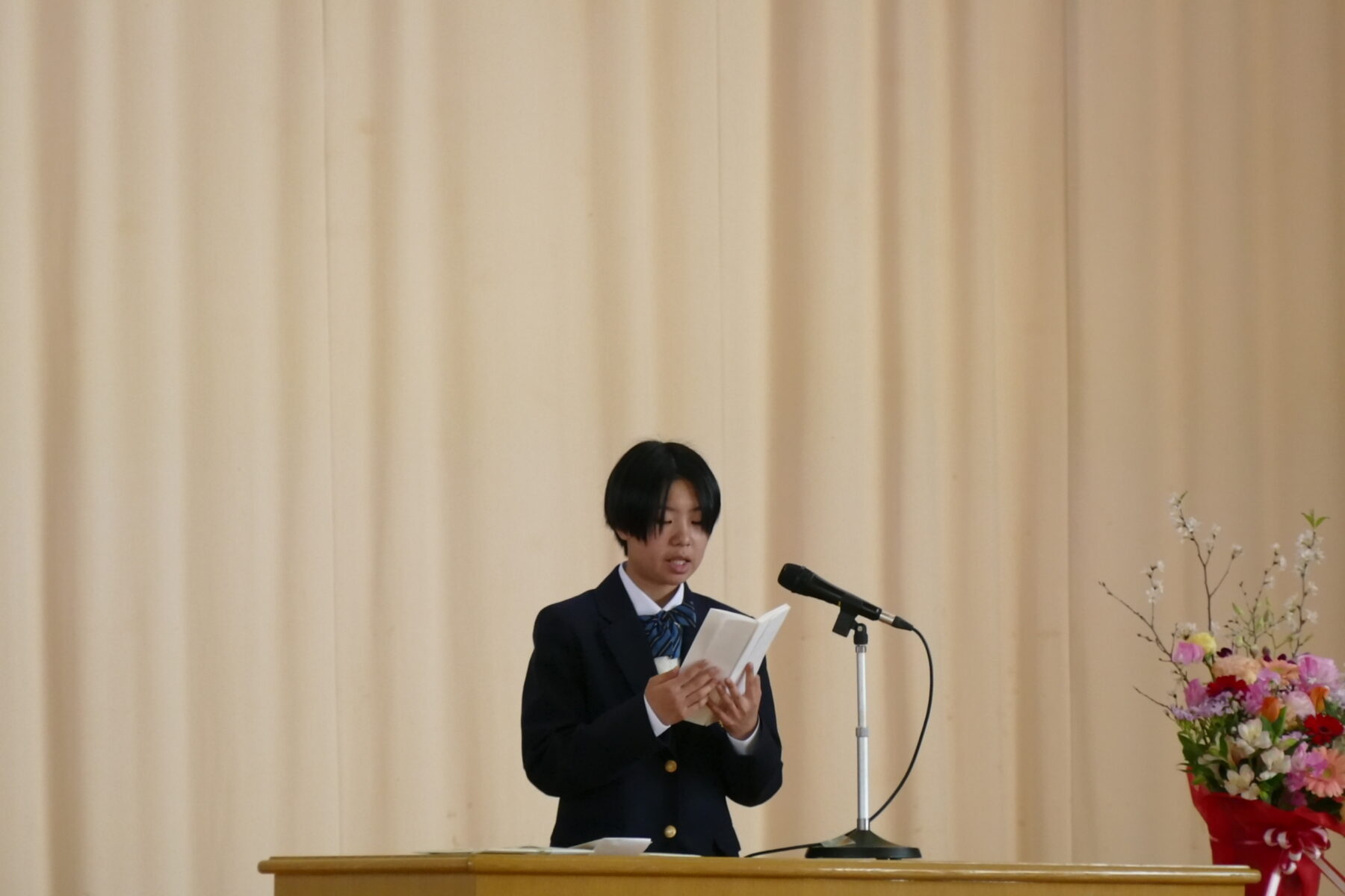 第７９回卒業証書授与式① 5枚目写真