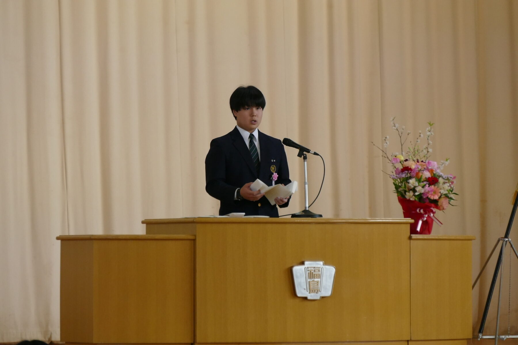 第７９回卒業証書授与式① 6枚目写真