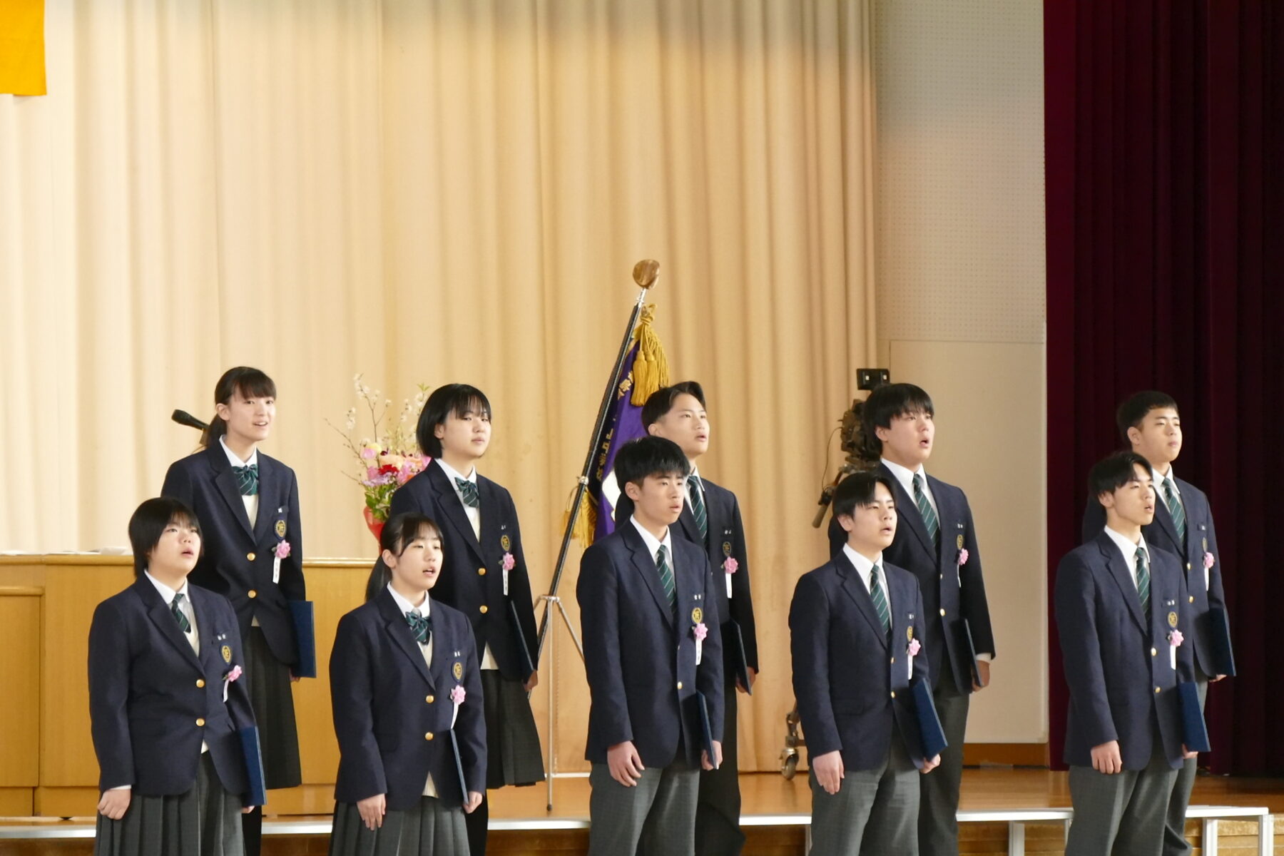 第７９回卒業証書授与式① 9枚目写真