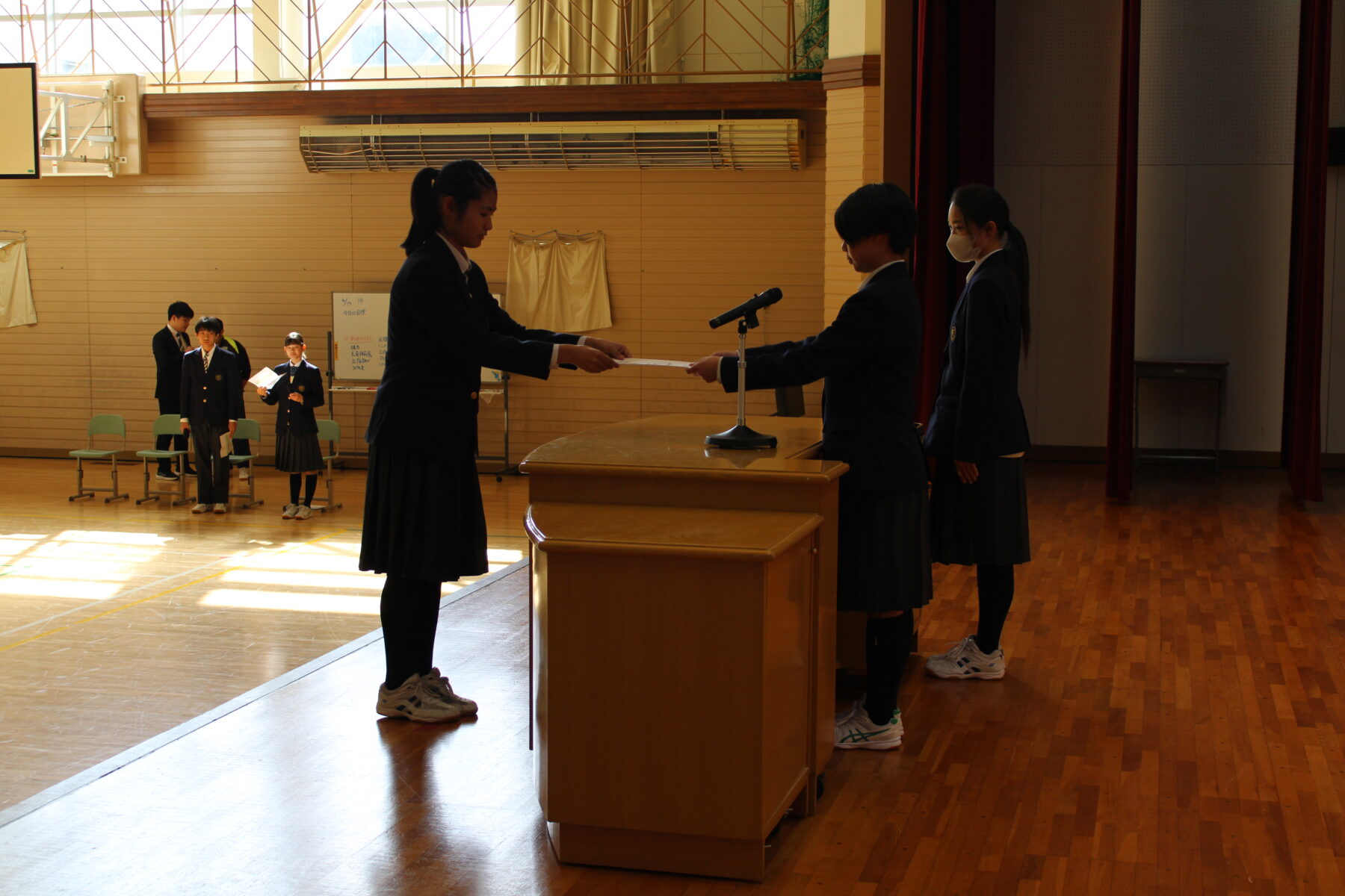 ４月１４日認証式 5枚目写真