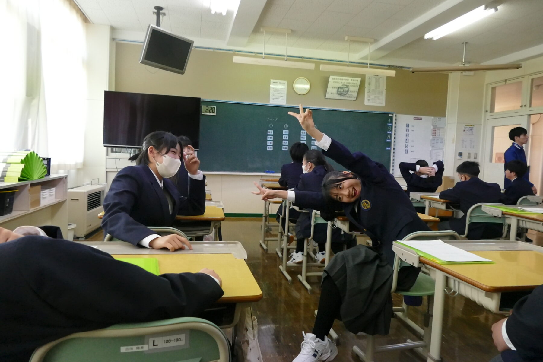 １年総合黒米講話 8枚目写真