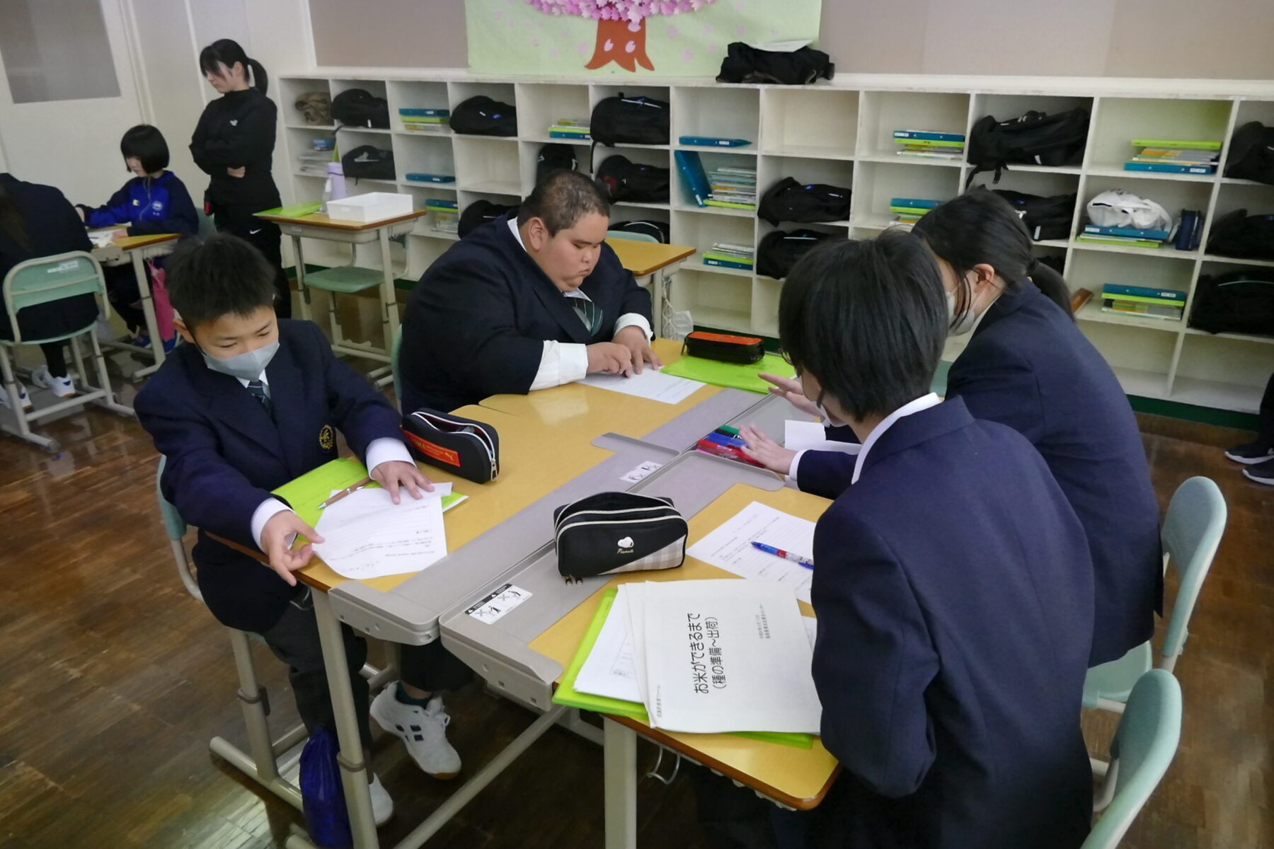 １年総合黒米講話 9枚目写真