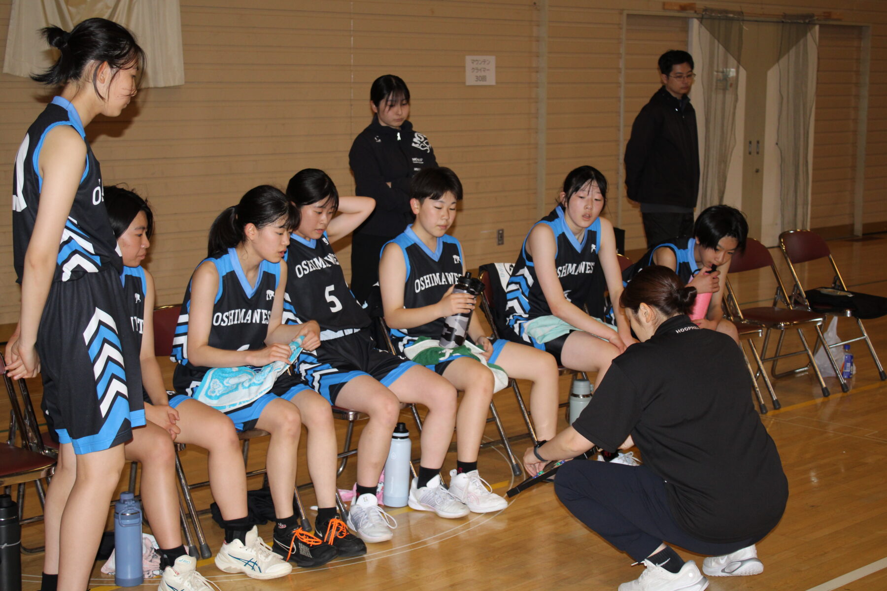 バスケ部　６月１３日練習試合　対桔梗中 3枚目写真