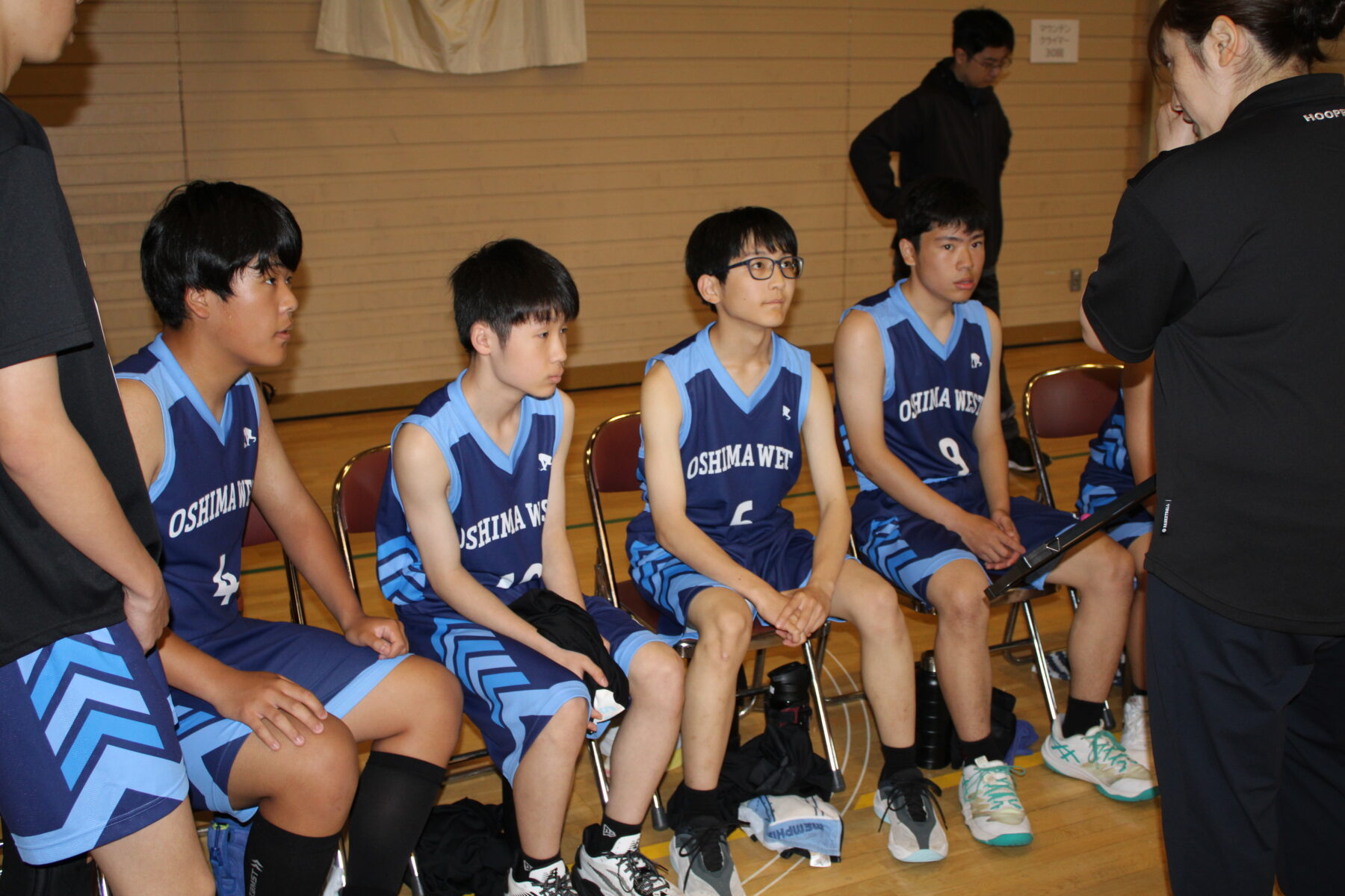バスケ部　６月１３日練習試合　対桔梗中 4枚目写真