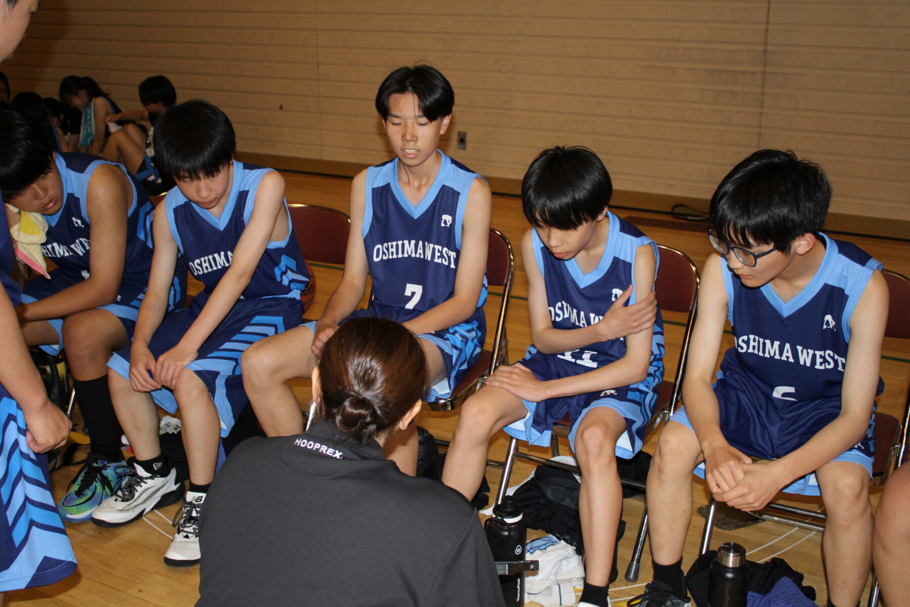 バスケ部　６月１３日練習試合　対桔梗中 6枚目写真
