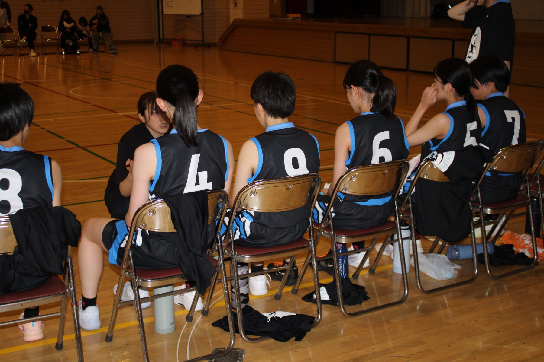 バスケ部　６月１３日練習試合　対桔梗中 5枚目写真