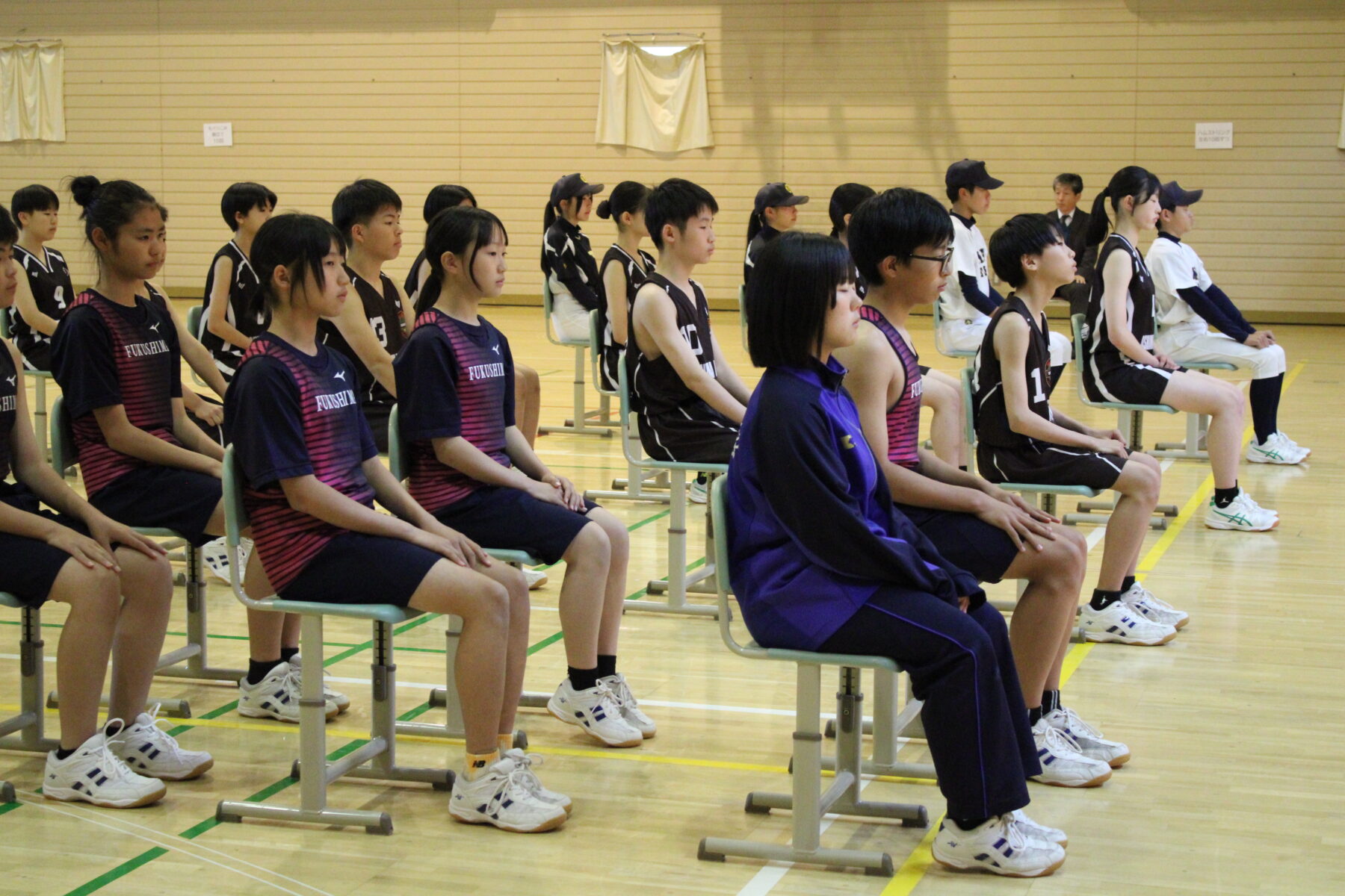 ６月５日中体連壮行式 1枚目写真
