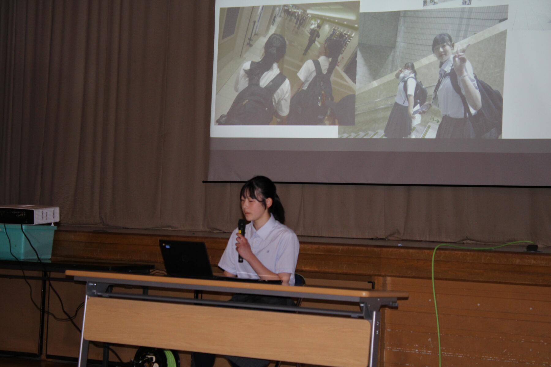 ６月８日３年見学旅行発表会 2枚目写真