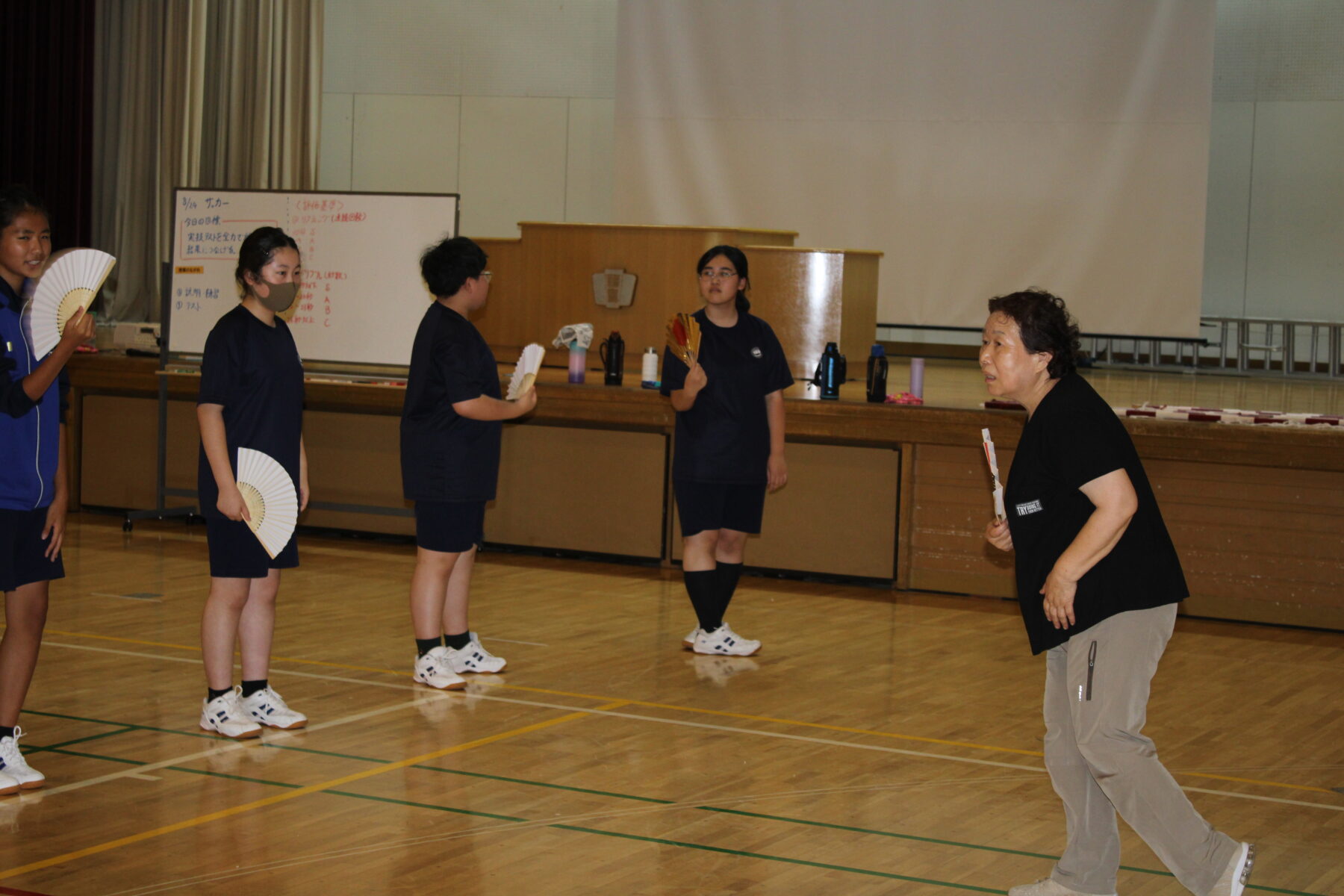 ８月２５日伝統芸能練習② 9枚目写真