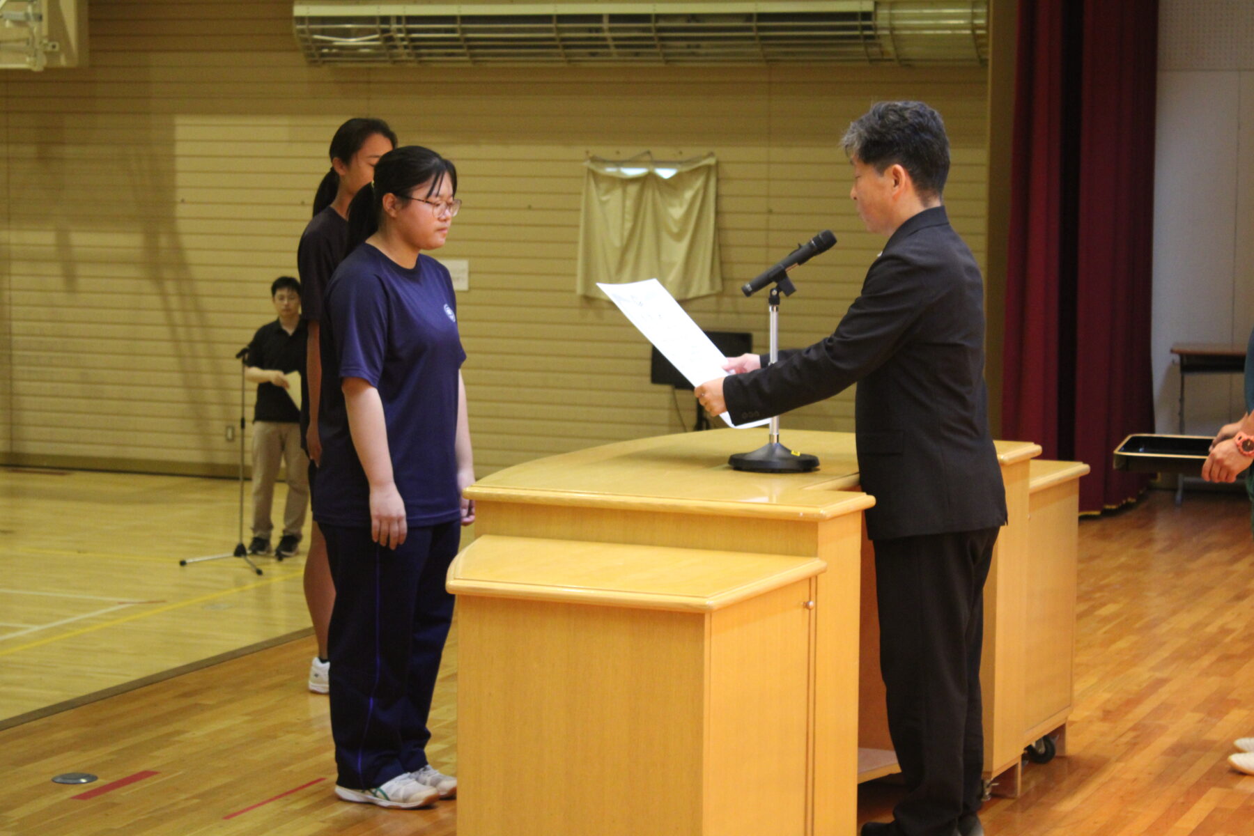 ８月２４日夏季休業後集会 2枚目写真