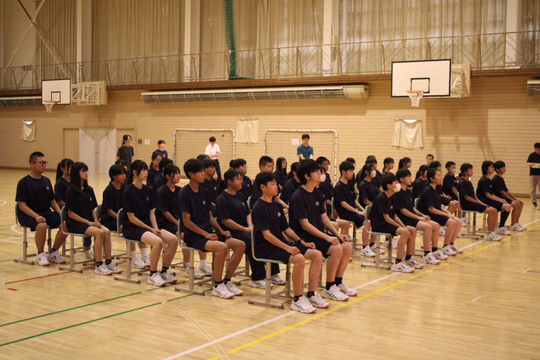 ８月２４日夏季休業後集会 5枚目写真
