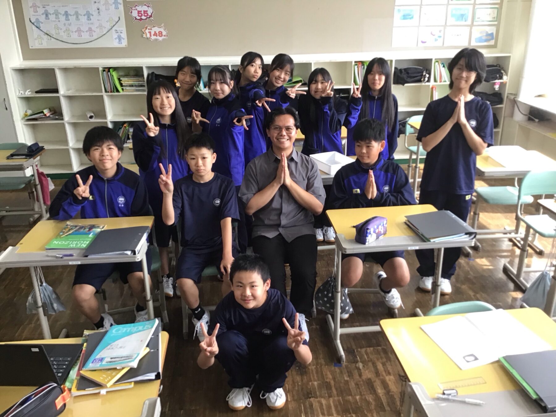 ９月１８日ALTの先生とのお別れ 4枚目写真