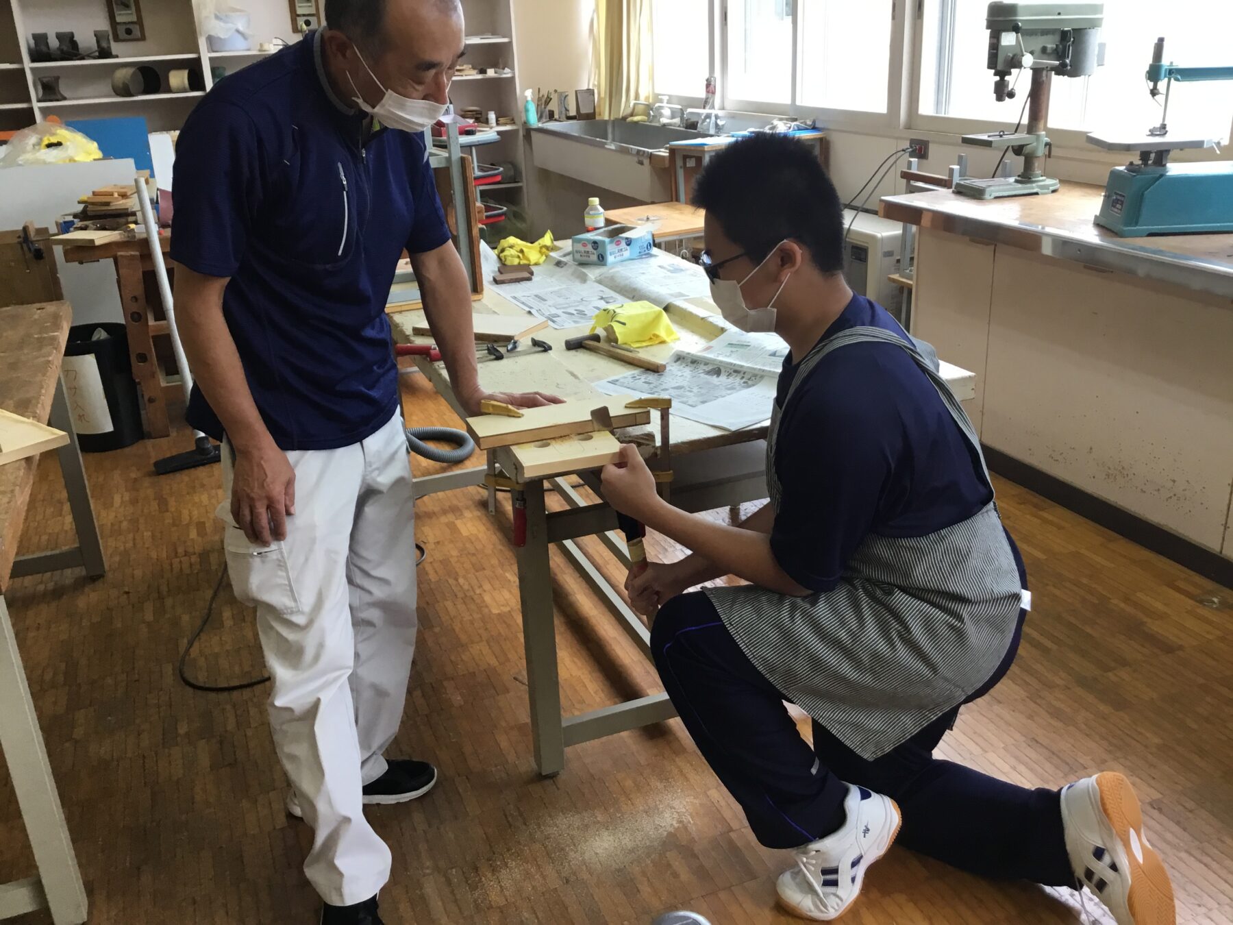 特別支援級作業学習 6枚目写真