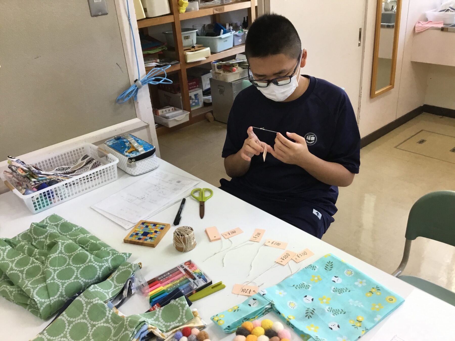 特別支援級作業学習 7枚目写真