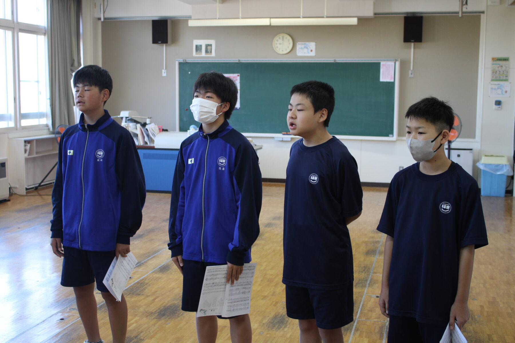 ９月１７日全校合唱 7枚目写真