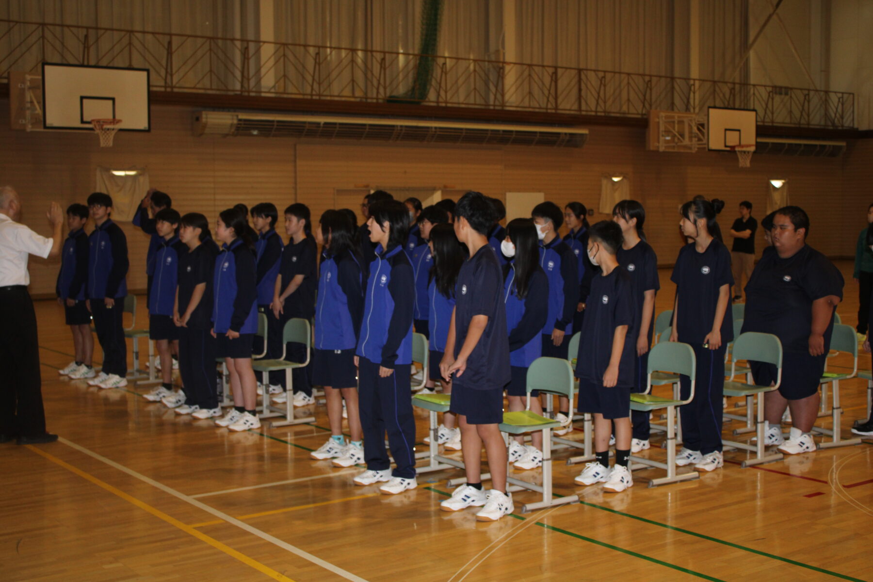 ９月２５日全校合唱② 5枚目写真