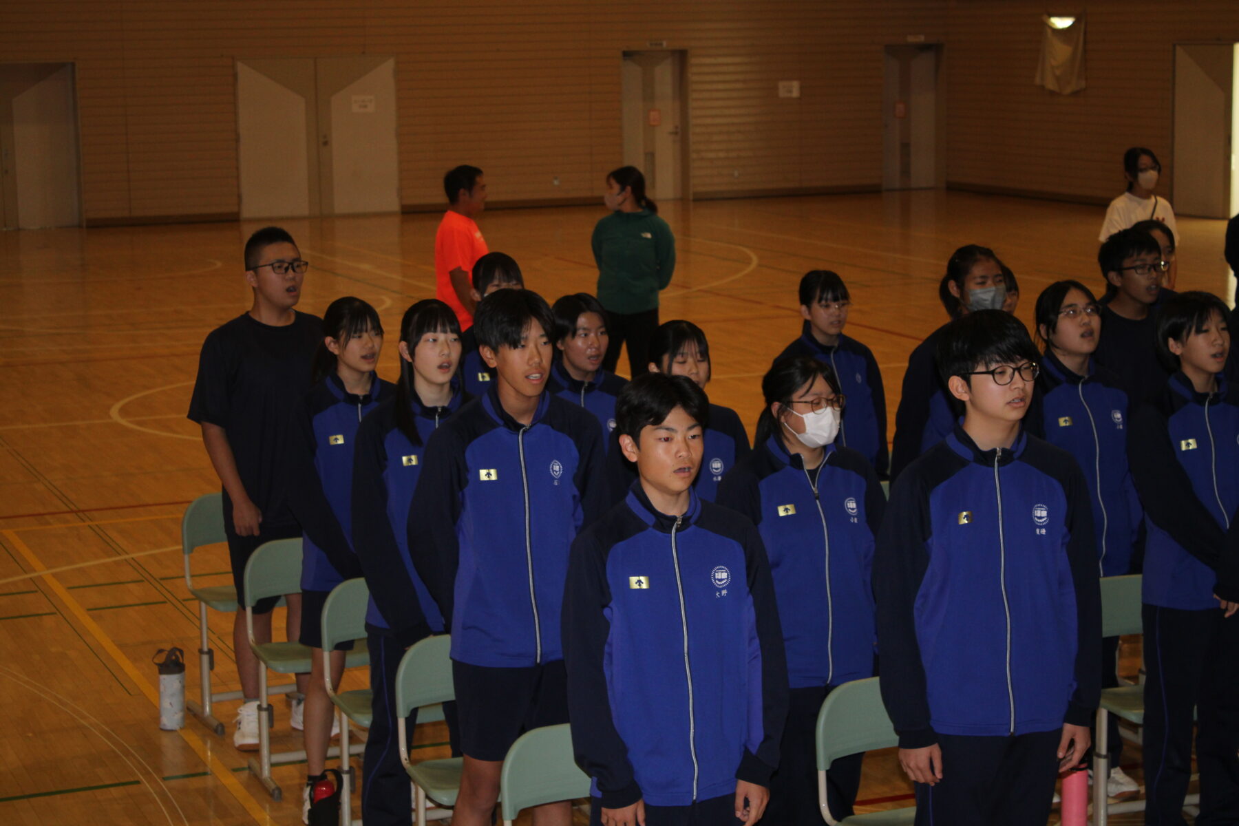 ９月２５日全校合唱② 7枚目写真