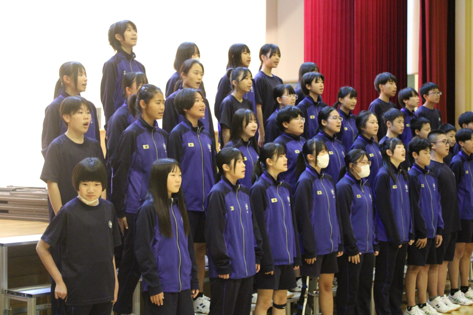 ９月２５日全校合唱② 8枚目写真