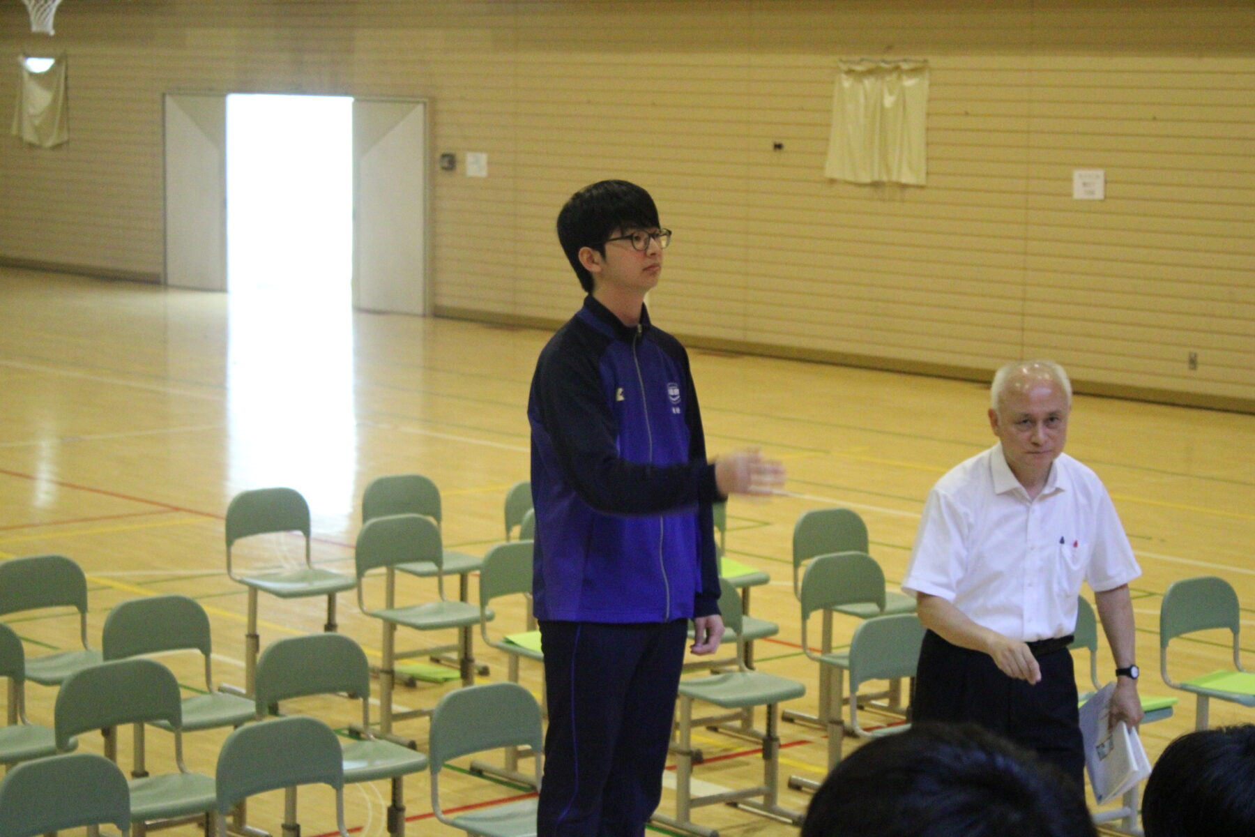 ９月２５日全校合唱② 10枚目写真