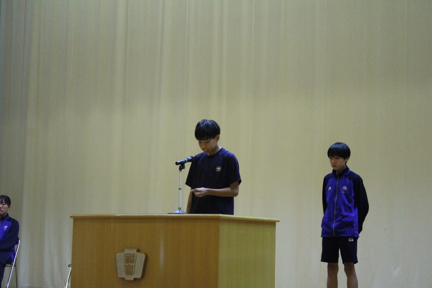９月２５日生徒会役員選挙 2枚目写真