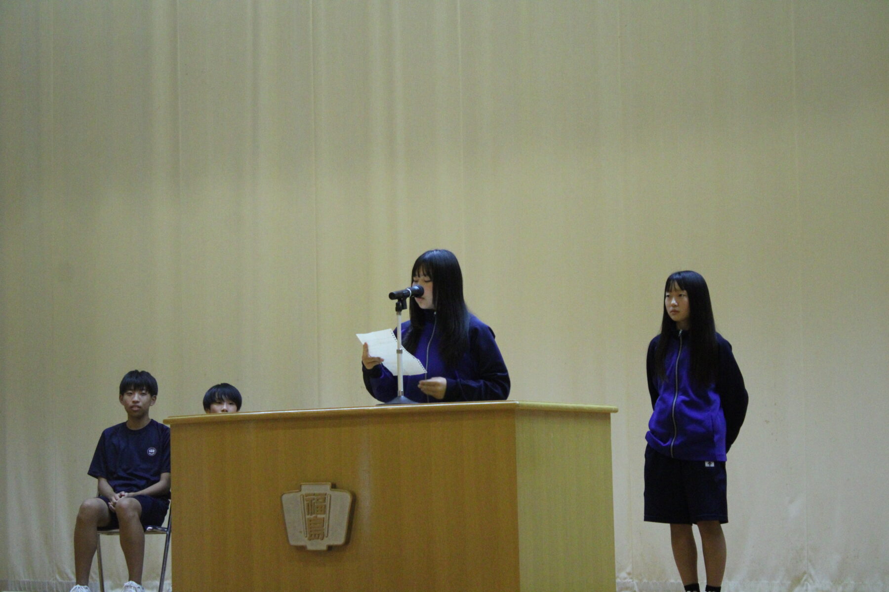 ９月２５日生徒会役員選挙 4枚目写真