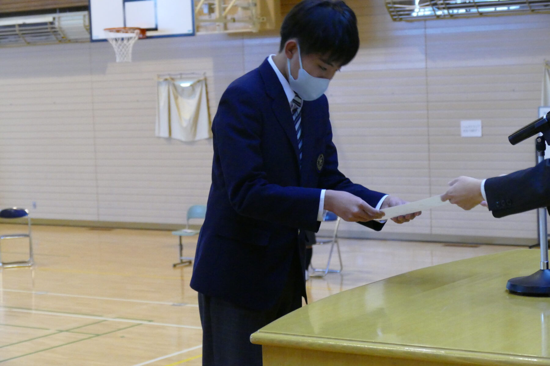 １０月２１日生徒会認証式 3枚目写真