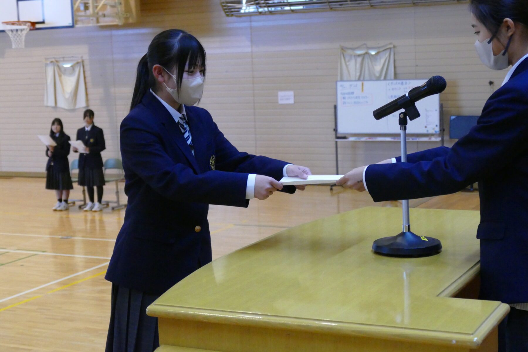 １０月２１日生徒会認証式 6枚目写真
