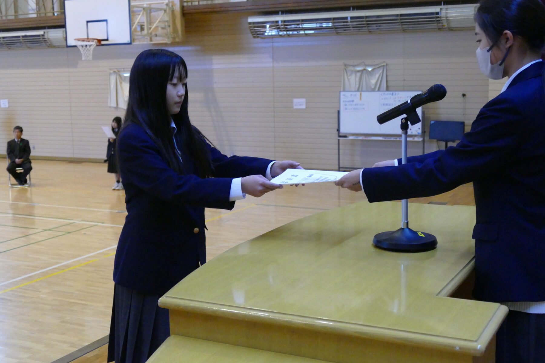 １０月２１日生徒会認証式 8枚目写真
